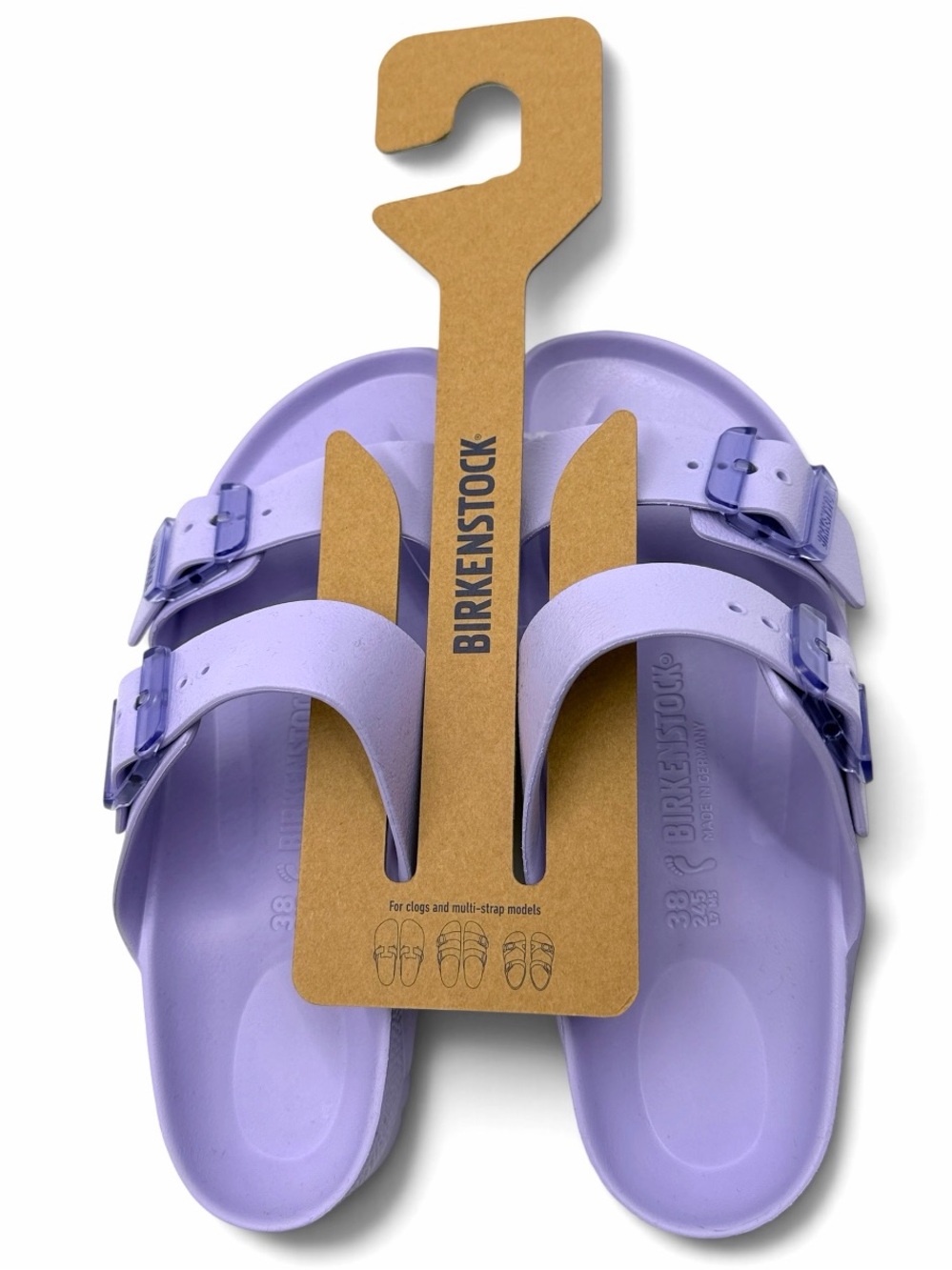Birkenstock Arizona Stealth Buckle EVA Slide Sandals - Size 38 EU - Picture 16 of 16